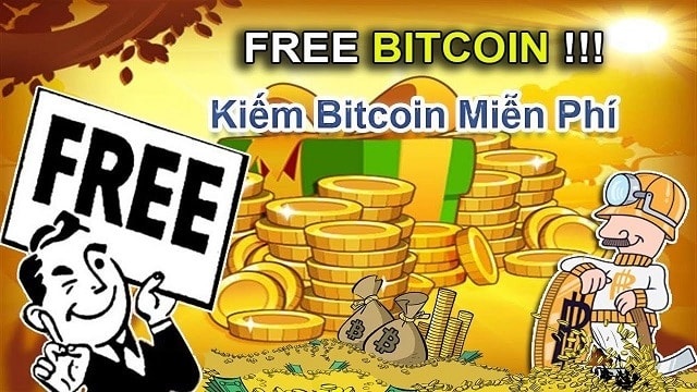 nhận bitcoin miễn phí như thế nào?
