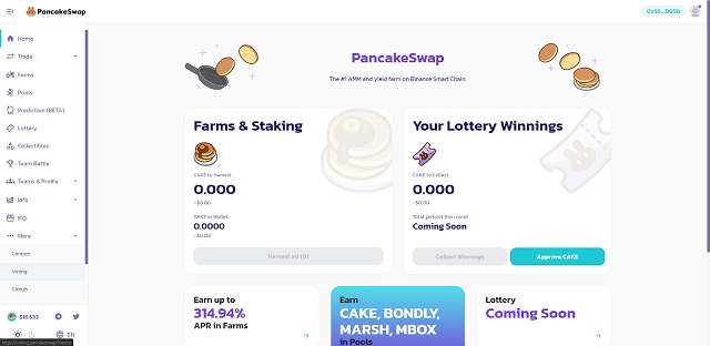 Người dùng nên mua cake coin tại sàn PancakeSwap