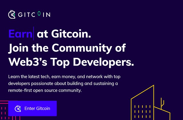 Gitcoin là 1 nền tảng tiền thưởng có mã nguồn mở trên Blockchain của Ethereum