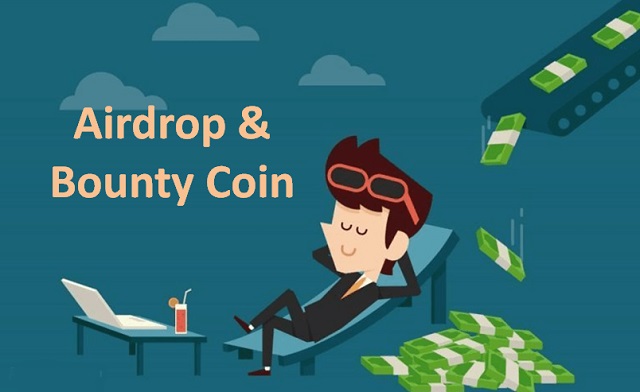 Tìm hiểu về hình thức Airdrop và Bounty coin
