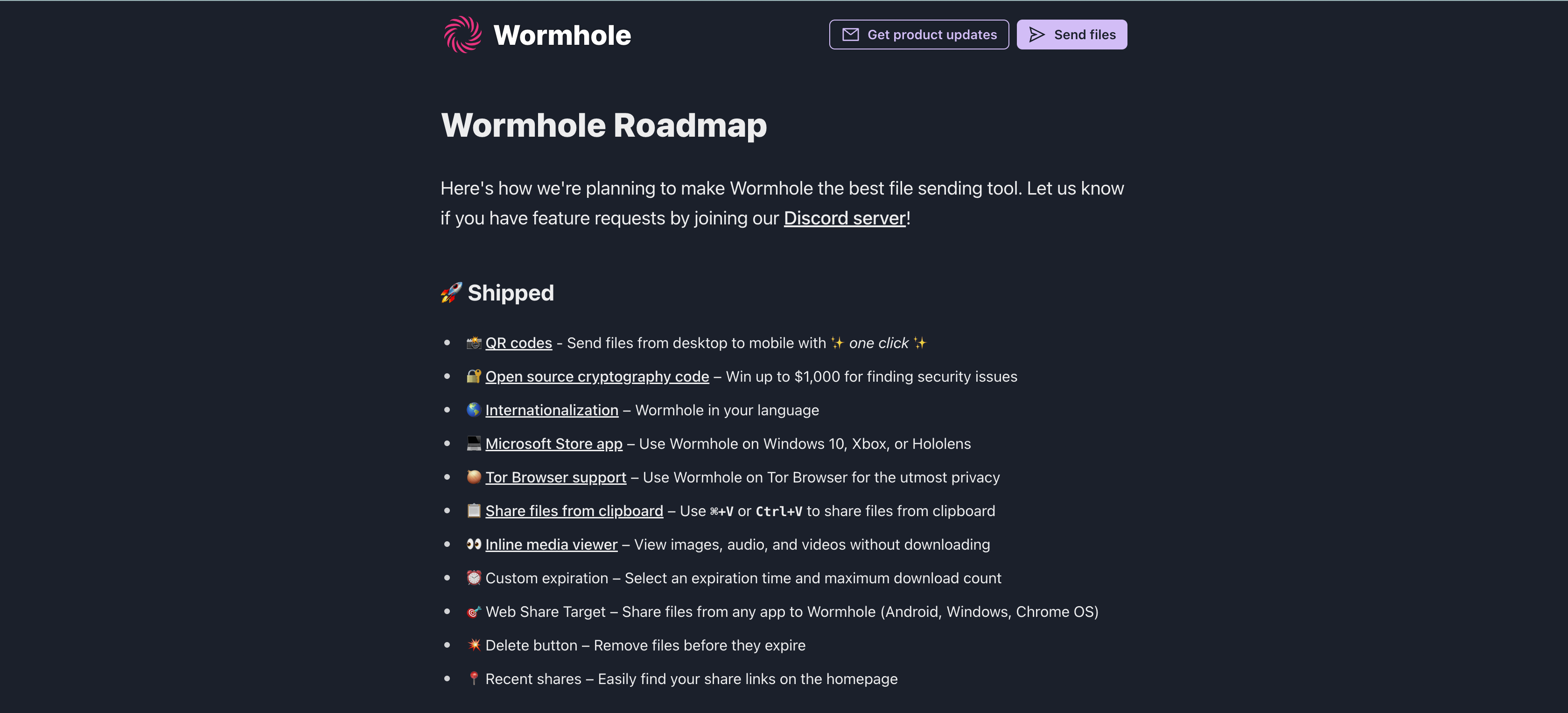 Roadmap - Lộ trình phát triển của dự án Wormhole