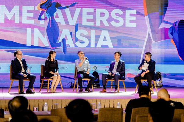 Các diễn giả tại phiên thảo luận về nguồn nhân lực Blockchain tại Việt Nam. 